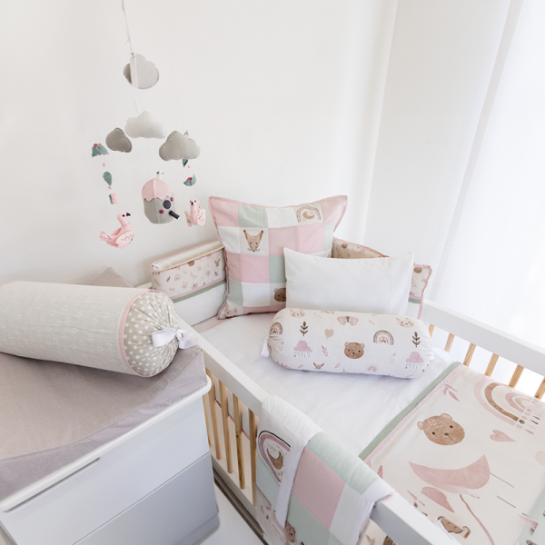 Baby Safari - Pink & Sage Rainbows Story