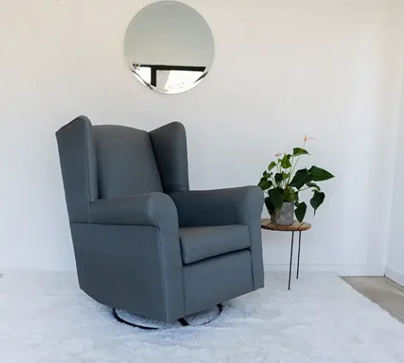 Classic Easy Glide Rock and 360 Swivel Chair without Ottoman by Dreamfurniture