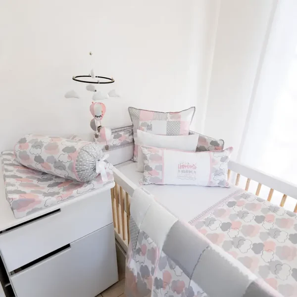 Baby Safari - Blush & Silver Clouds Story by Dreamfurniture