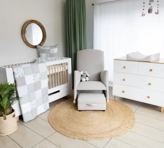 Scandy cot with 2 drawers Combo 1