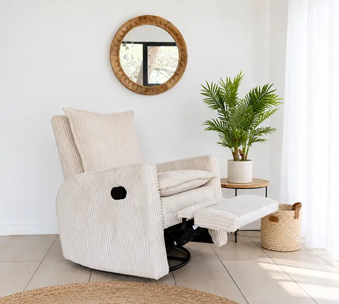 Scandinavian-Cream-Recliner by dreamfurniture